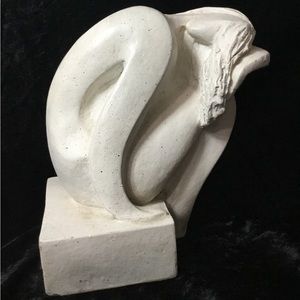 1980s Austin Production Art Deco Woman Sculpture By David Fisher